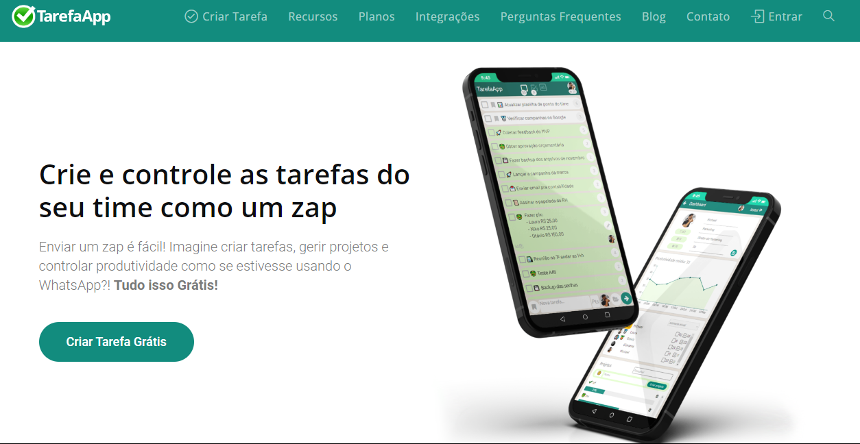 Print do app TarefaApp.