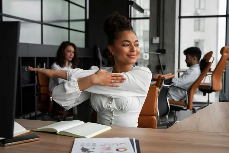 Ergonomia no ambiente de trabalho.